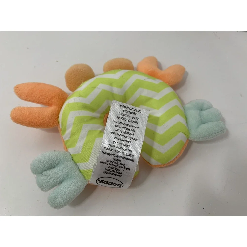 plush baby toys Manhattan fox teether lovey Boppy mini orange stuffed crab